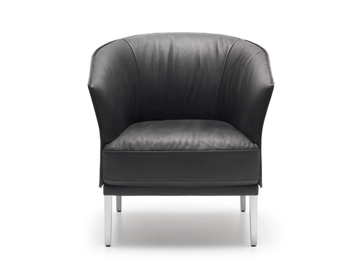 DS-291 - Leather armchair with armrests by de Sede - view 2
